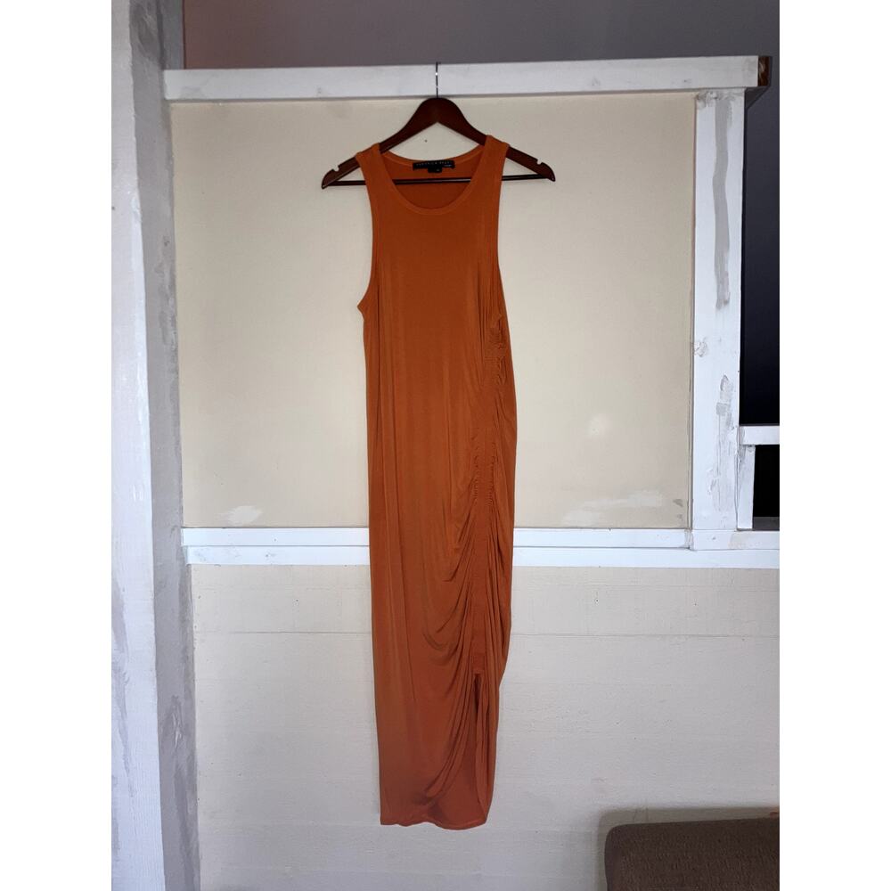 Veronica Beard Orange Midi Dress - Picture 5 of 11